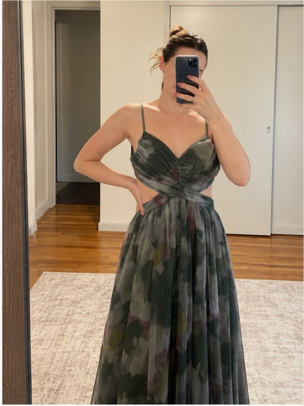 Aurellia – Watercolour romance – Sleeveless maxi dress × 1